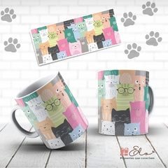 Caneca de Porcelana Pet Teacher Cat