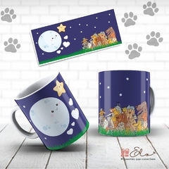 Caneca de Porcelana Pet Dog's and Cat's