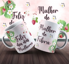 Caneca de Porcelana Mulher de Fibra