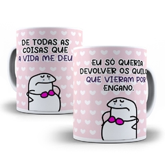 Caneca de Porcelana Flork Bento - De todas as coisas que a vida me deu