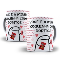 Caneca de Porcelana Flork Bento - Você é minha coquinha com doritos