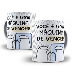 Caneca de Porcelana Flork Bento - Você é uma máquina de vencer