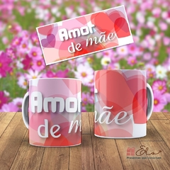 Caneca de Porcelana - Amor de mãe