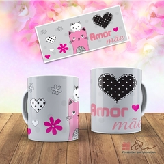 Caneca de Porcelana - Amor de mãe