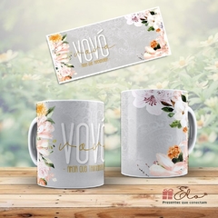 Caneca de Porcelana - Vovó, amor que transborda