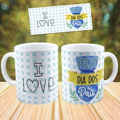 Caneca Xícara Feliz dia dos Pai 2