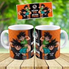 Caneca Xícara Melhor Pai, Melhor filho | Dragon Ball