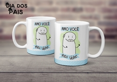 Caneca Xícara Flork | Amo você meu velho