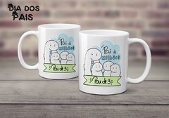 Caneca Xícara Flork | Pai de milhões $, Pai de 3