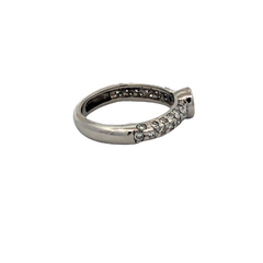 18 Kt Gold and Diamond Engagement Ring - Joyería Alvear