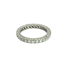 Endless Ring 950 Platinum and Diamonds 1.16 ct on internet