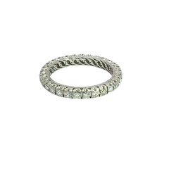 Endless Ring 950 Platinum and Diamonds 1.16 ct - Joyería Alvear