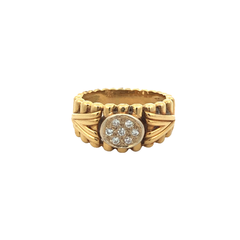 18 Kt Gold and Diamond Ring