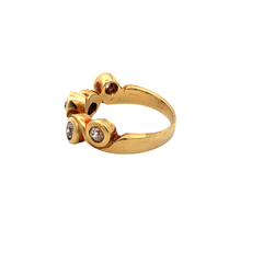 Anillo Oro 18 Kt Y Brillantes en internet