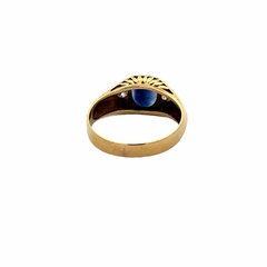 Men's ring with sapphires on internet