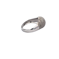 18kt White Gold Pave Women's Ring - buy online