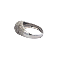 18kt White Gold Pave Women's Ring on internet