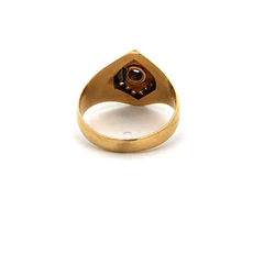 18kt gold solitaire engagement ring. and rose of france on internet