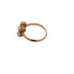 Antique 18 Karat Gold Ring with Diamonds - buy online