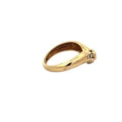 18kt gold solitaire engagement ring. platinum and sapphire - buy online