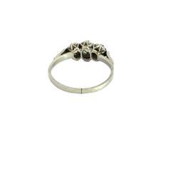 Triple Ring In 950 Platinum And Diamonds - buy online