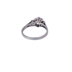 Large Solitaire Lady's Ring In Platinum And Brilliant. - buy online