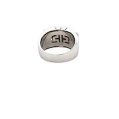 Impressive 18 Kt White Gold Bvlgary Ring Parentesi Model - buy online