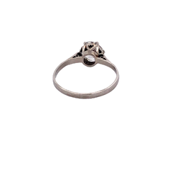 Exceptional 950 platinum and brilliant solitaire engagement ring - Joyería Alvear