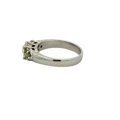 Valuable 950 Platinum Ring And 1.26 Ct Of Diamonds - buy online