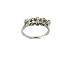 Old 950 platinum headband ring with diamonds - buy online