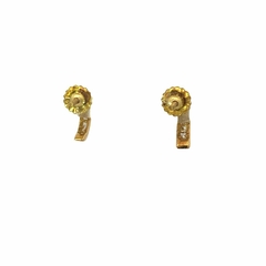 Hermosos Aros Oro 18 Kt Y Caravana Zafiros Alvear.ar - Joyería Alvear