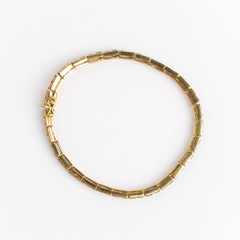 Stern bracelet tennis bracelet 18 kt gold and natural stones. - online store