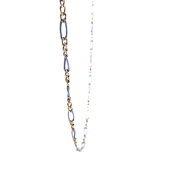 Classic 18 kt gold choker chain unisex figaro model - buy online