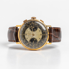 Election men's wristwatch chronograph gold 18 KT - buy online