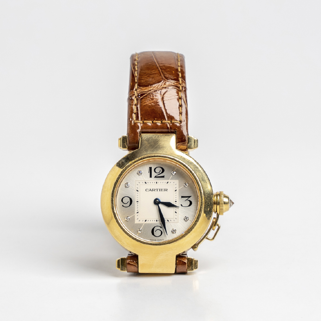 Cartier pasha gold watch new arrivals