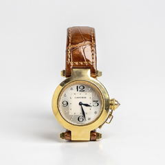Reloj dama Cartier Pasha oro 18 kt diamantes