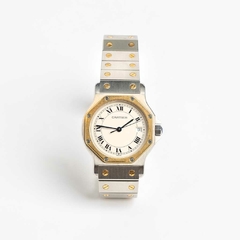 Reloj Cartier Santos Hombre Automático Acero Y Oro