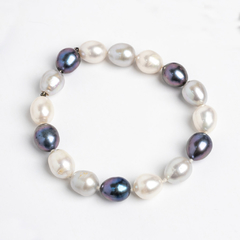 Set 4 in 1 - Three Necklaces and Bracelet Natural Pearls - online store