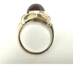 Beautiful unisex ring made of 925 silver and natural quartz - online store