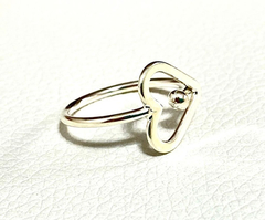 925 silver heart ring on internet