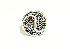 Beautiful modern ring made of inflated 925 silver - Joyería Alvear