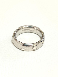 Original 925 montblanc silver ring on internet