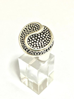Beautiful modern ring made of inflated 925 silver - online store