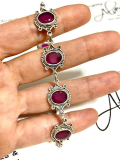 Fantástica Pulsera Plata 925 Rubilinas - tienda online