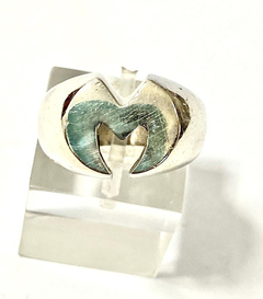 Beautiful initial ring in 925 silver - buy online