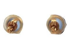 Beautiful 18 kt gold and amber earrings - Joyería Alvear