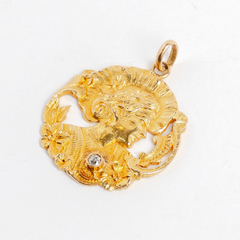 Medalla antigua de oro - comprar online