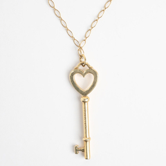 Tiffany & Co Chain Key Heart And Chain Gold 18 Original