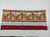 Pano de prato/copa decorado com barrado duplo 50x75 - Natal - Flores de Natal - comprar online