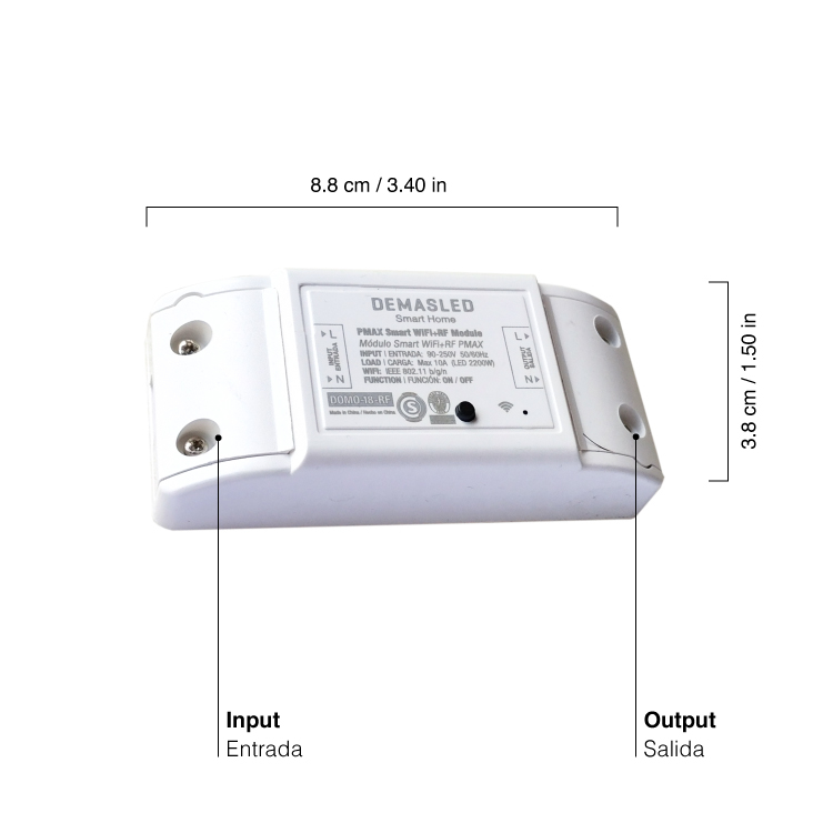 Interruptor inalámbrico Wifi Smart Domotica automatización de luces